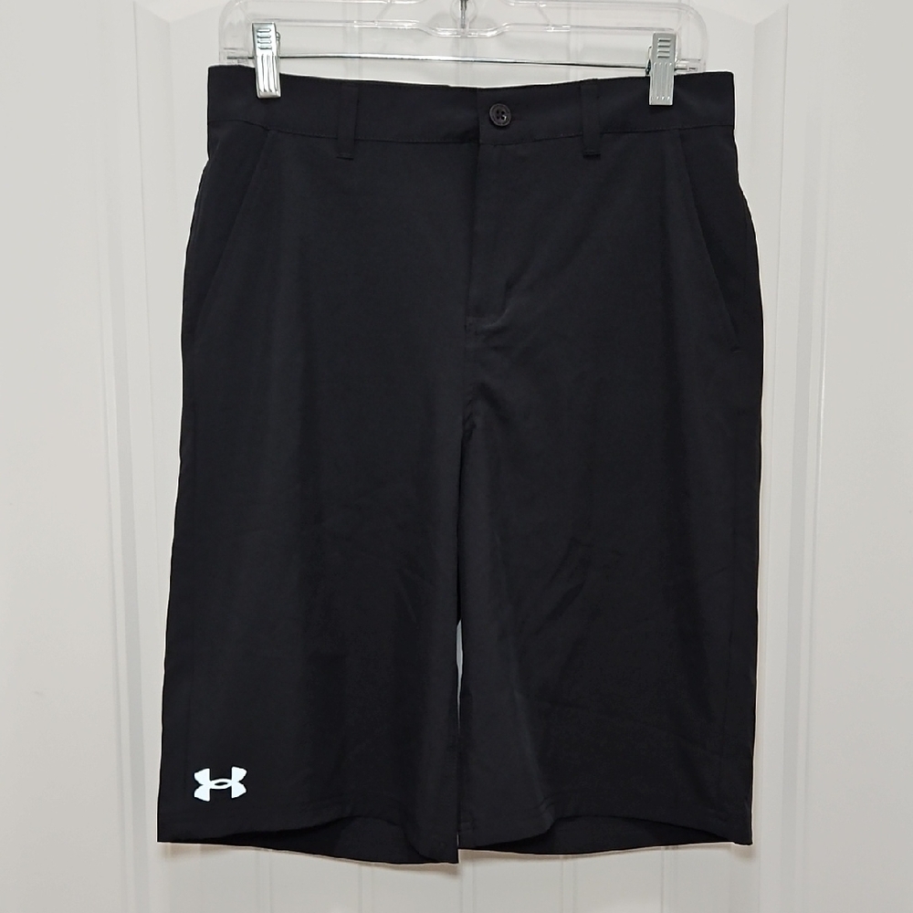 Under Armour Black Amphibious Athletic Performance Shorts